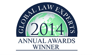 Leading Law Firm of the Year 2014 - Global Law Experts Annual Awards - Law Office