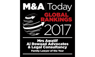 Awatif Shoqi - Family Court Lawyer of the Year 2017 - M&A Today Global Rankings Awatif Shoqi - Family Court Lawyer of the Year 2017 - M&A Today Global Rankings