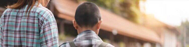 A mother and son reunited after two years of kidnapping