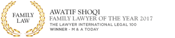 Awatif Shoqi - Family Court Lawyer of the year 2017